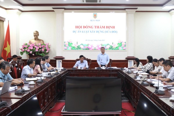 Thẩm định Luật Xây dựng (thay thế)